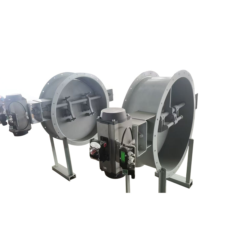 shuangyu Double Eccentric Dampers for RTO Systems (Automatic Sealed Type Switching Valve)(Please consult customer service for pricing) shock absorber Stainless steel turbine louvered dampers
