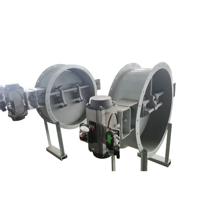 shuangyu Double Eccentric Dampers for RTO Systems (Automatic Sealed Type Switching Valve)(Please consult customer service for pricing) shock absorber Stainless steel turbine louvered dampers