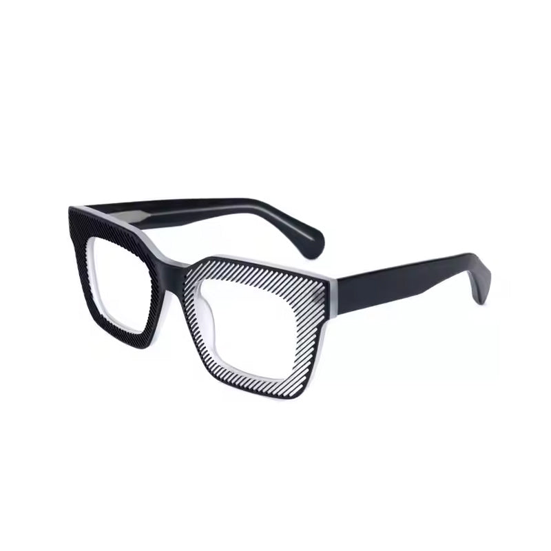 xumin Optical frame KM1027 Retro trend Square frames with thick edges Simple and versatile
