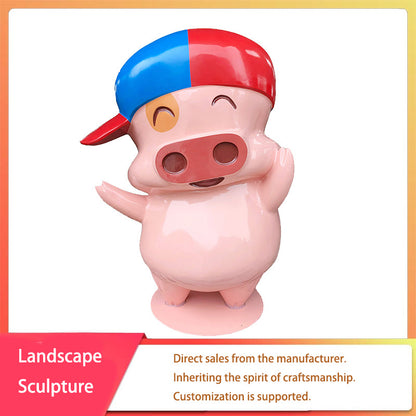 sanweiyishu pig（Price consultation. Customization is supported.）Charmingly naive in appearance, an adorable pet that roots around in the mud.