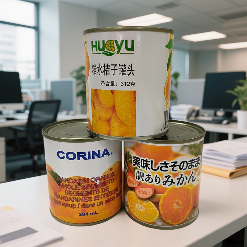 huayushipin canned mandarin oranges(sugar water, water, fruit juice)（Specific prices consult customer service）No Preservatives Whole Fruit