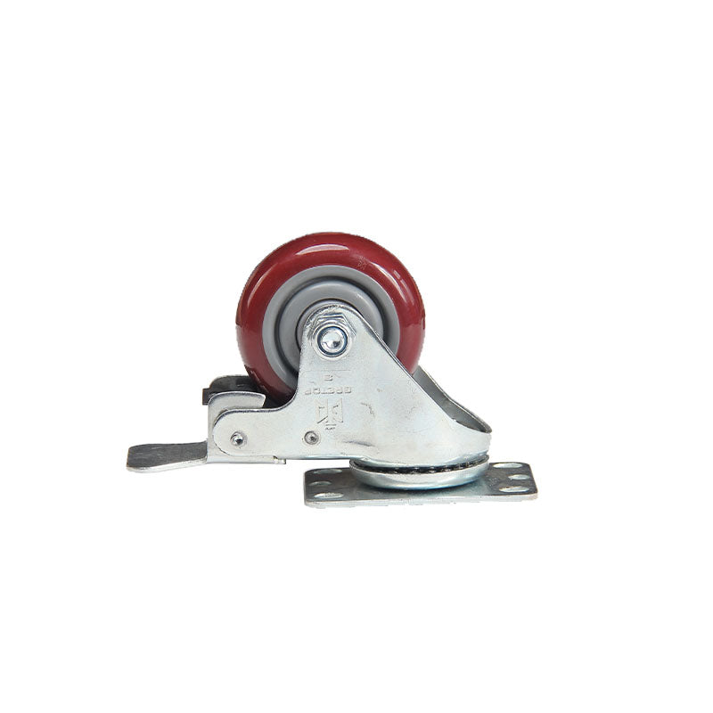 bainian GP medium 3-inch red PU brake wheels