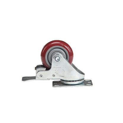 bainian GP medium 3-inch red PU brake wheels