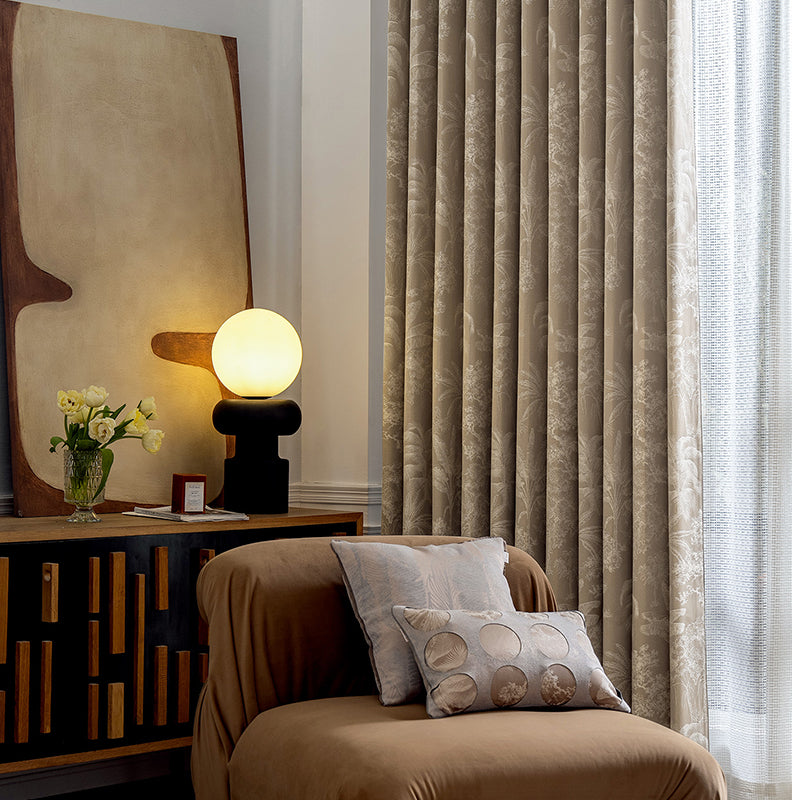 dazhong Fabric curtain JY5572-2 series(Please consult customer service for pricing) Light luxury modern curtains simple