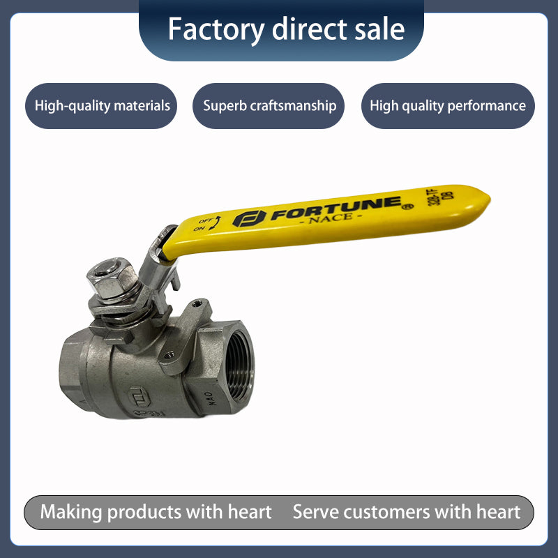 qingtang Two-piece threaded ball valve328TF010F20A1DRAF（Price consulting customer service）precision machining,Pressure and damage resistance