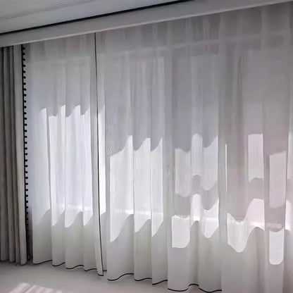 jiangmei Downton Abbey Curtains （Fixed height 2.7m）Japanese Style Linen Dream Curtains two-tier unibody