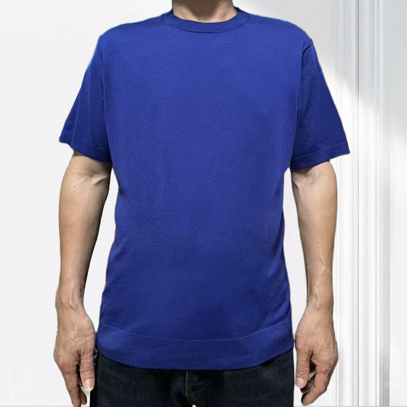 jiaoyifushi  Mens Crew Neck Short Sleeve Pullover（Price Enquiry  Starting from 100） Cotton Breathable  Casual Versatile