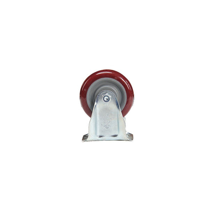 bainian GP Medium 4 inch Red PU Fixed Wheel