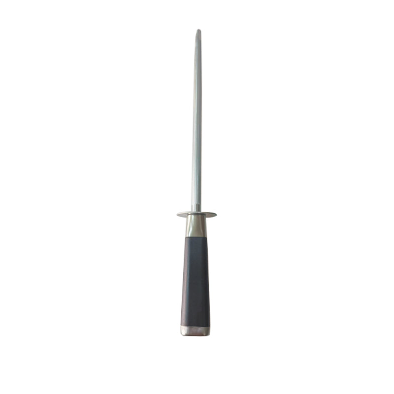 yuangong whetstone (for honing knives) 12″¢12mm round Stainless steel flat handle