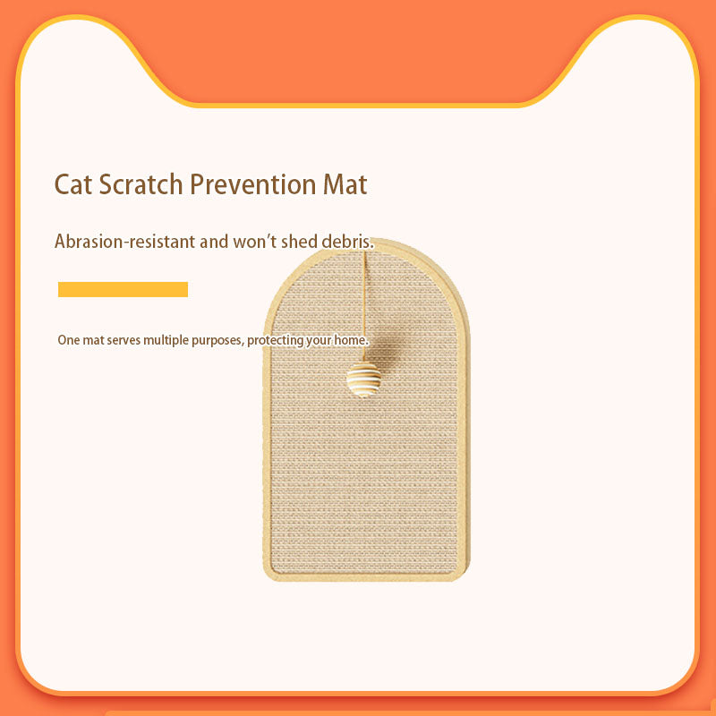 qingxitanye Round sisal cat scratching mat （price inquiry） Abrasion-resistant, scratch-resistant, non-slip, and stable