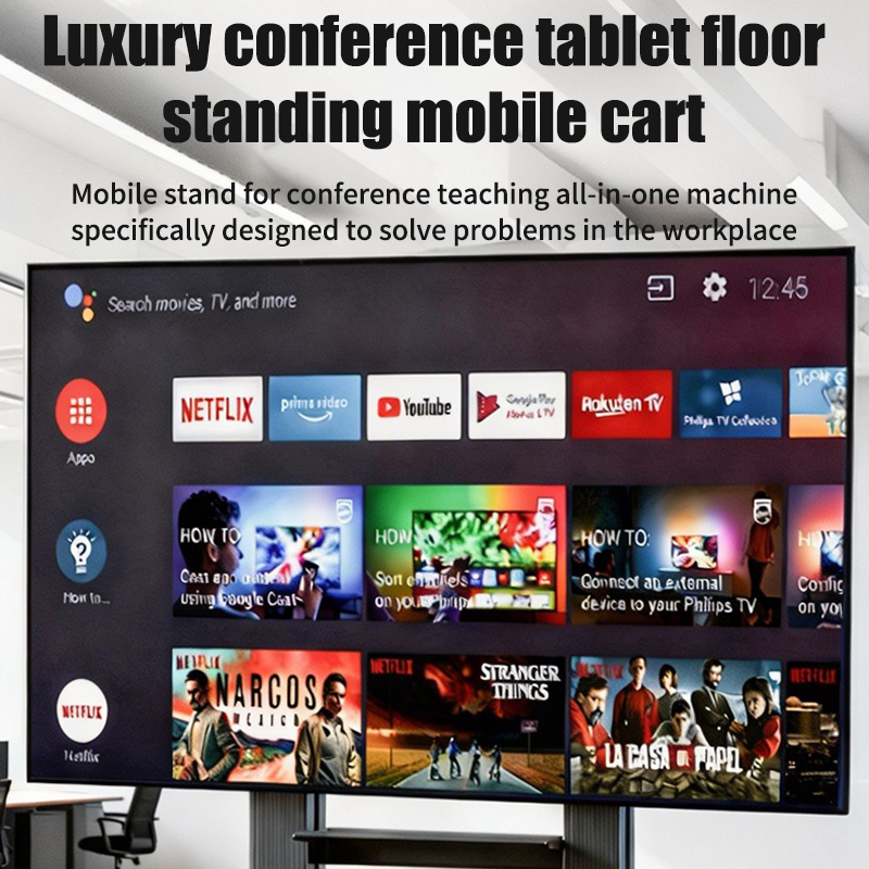 MASITE TV Mobile Stand with Wheels TV Stand（Ask customer service for specific prices）
