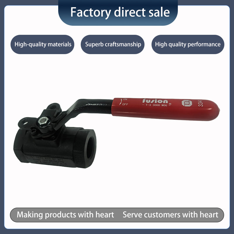 qingtang Three-piece threaded ball valve334TF010R30N2AABF（Price consulting customer service）Anti-corrosion and anti-wear,Controlled flow