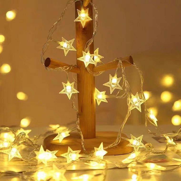 yinhendengshi Battery Box Star String Lights（100pcs/box）Low voltage safety Battery operated Convenience