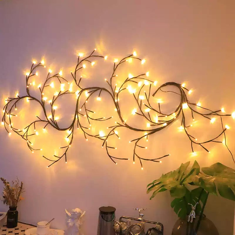 yinhendengshi  LED Vine Lights（40pcs/box）Wall-mountable  High-quality performance  Can be bent at will