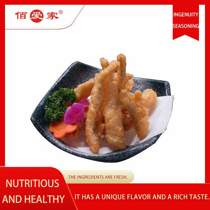 baiaijia  Deep - Fried Threadfin Bream in Tempura Style （100 pieces）Crispy on the outside and tender on the inside, fresh and delicious.