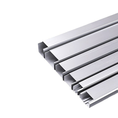 weiji Aluminum alloy trunking（customizable/meter (classifier)） Square Outside Open Wire Harness Outside Covered Invisible Snap-In Pressure Ground Runner