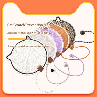 qingxitanye  Printed cat scratching pad with two balls（price inquiry） Fun interactive, abrasion-resistant and scratch-resistant
