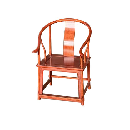 jianchen chair designed for sitting in a circle   mahogany furniture chinese simple leisure round chair