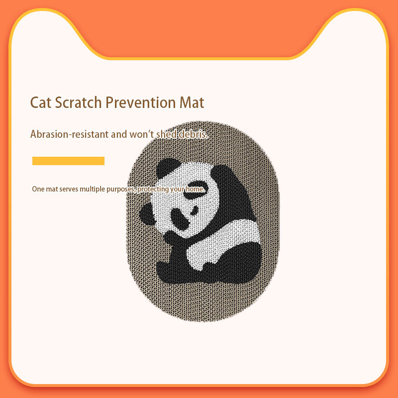 qingxitanye  Printed irregular - shaped cat scratching mat（price inquiry） Unique patterns, multi-dimensional scratching
