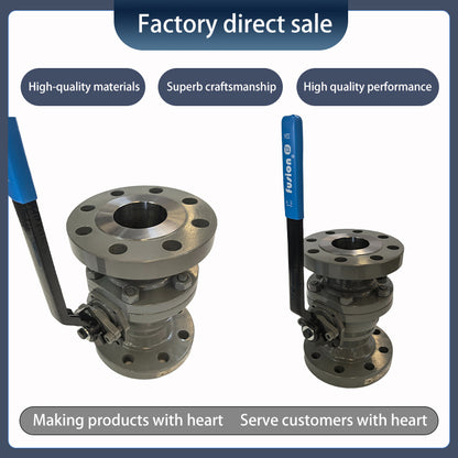 qingtang Two-piece flanged floating ball valve324FR030F03L1HTAF（Price consulting customer service）low voltage,Flexible opening and closing
