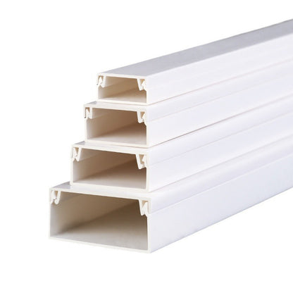 weiji pvc guangdong type trunking（customizable/meter (classifier)） Square trunking Flush-mounted landscaping wall mounted trunking Flame retardant