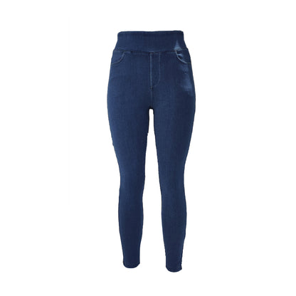 jingdi Women's Knitted Jeans（500 pieces Starting lot）casual sports pants long pants lightweight