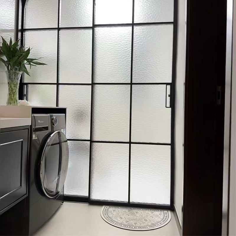 zhongtuo Sliding glass door for bathroom(Please consult customer service for pricing) Frosted Glass Door non-transparent Wet and dry door