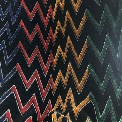 hehefangzhi Synchronous printing and burnout for silk georgette velvet Three-dimensional texture, retro pattern