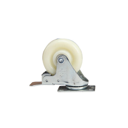 bainian GP medium 3-inch white PP brake wheels