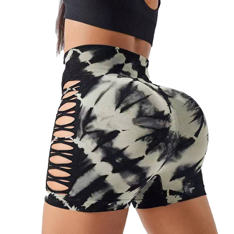 chentao Gradient yoga shorts(Please consult customer service for pricing)  Gym shorts, belly pants