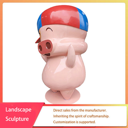 sanweiyishu pig（Price consultation. Customization is supported.）Charmingly naive in appearance, an adorable pet that roots around in the mud.