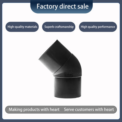 henghuasujiao pe butt 45° elbow（price enquiry）New Material High Pressure Resistant Hot Melt Butt Joint