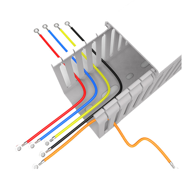 weiji pvc industrial line trough（customizable/meter (classifier)） PVC line trough Exposed plastic flame-retardant fitting trough PVC industrial line trough