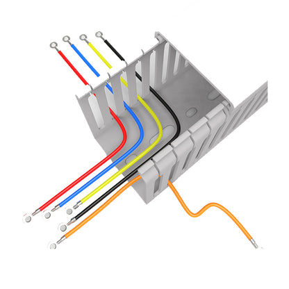 weiji pvc industrial line trough（customizable/meter (classifier)） PVC line trough Exposed plastic flame-retardant fitting trough PVC industrial line trough