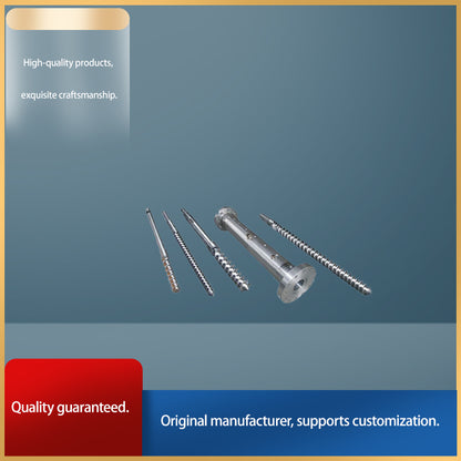 jianguosuliao Screws (various extruder screws) (Support customization, price consulting customer service)stainless steels Plastic Extruder Screws