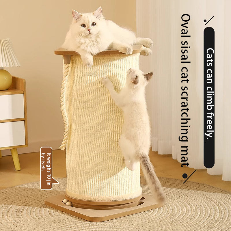 qingxitanye  Sisal cat post（price inquiry） Multi-layered play, anti-tip design