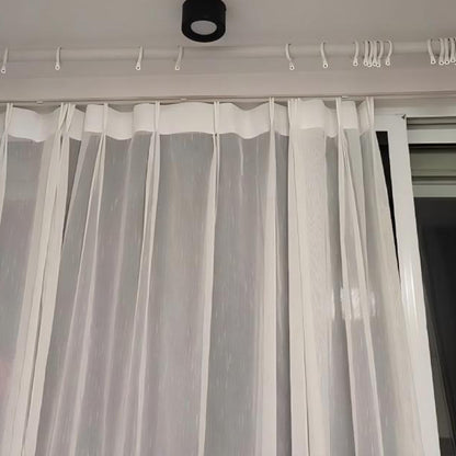 jiangmei No-Punch Roman Rods stretchable[Send 20 rings] curtain rod telescoping (collapsible) clothes rod