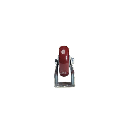 bainian GP Medium 4 inch Red PU Fixed Wheel
