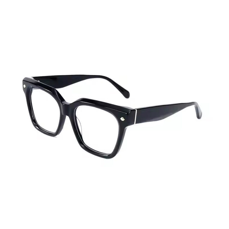 xumin Optical frame KM1032 Retro trend Square frames with thick edges Simple and versatile