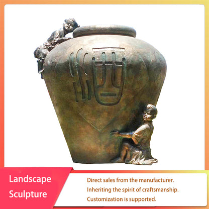 sanweiyishu wine vessel（Price consultation. Customization is supported.）The ancient charm of bronze, the elegance of ritual vessels.