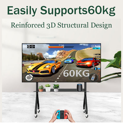 MASITE TV Mobile Stand with Wheels Universal TV Mount No-Drill Installation Living Room, Bedroom, Conference Room（Ask customer service for specific prices）