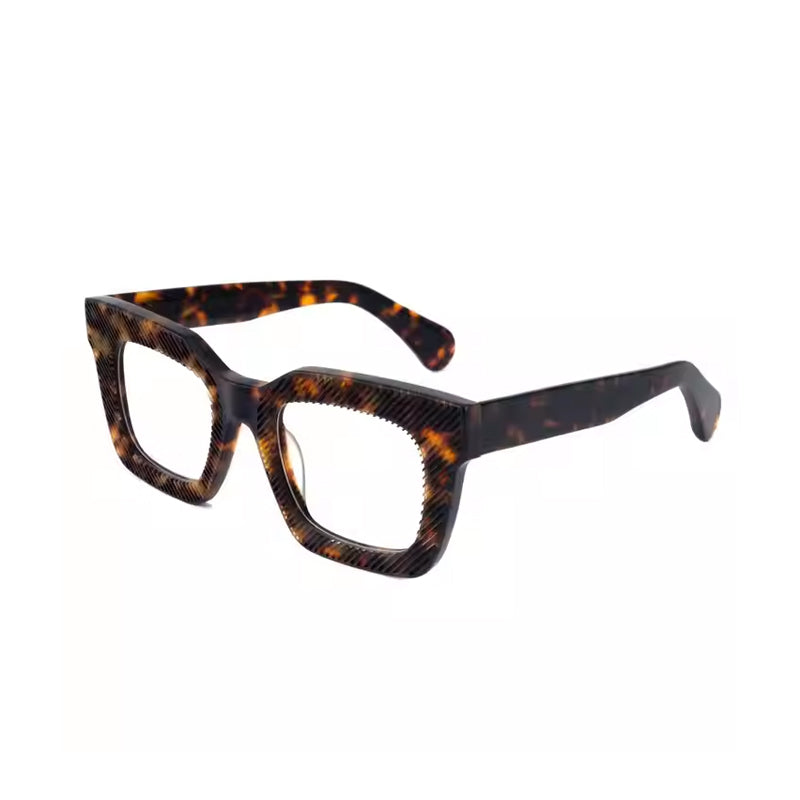 xumin Optical frame KM1027 Retro trend Square frames with thick edges Simple and versatile