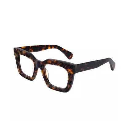 xumin Optical frame KM1027 Retro trend Square frames with thick edges Simple and versatile