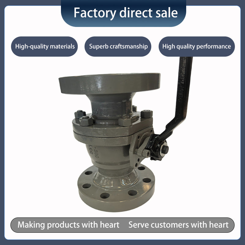 qingtang Two-piece flanged floating ball valve324FR030F03L1HTAF（Price consulting customer service）low voltage,Flexible opening and closing