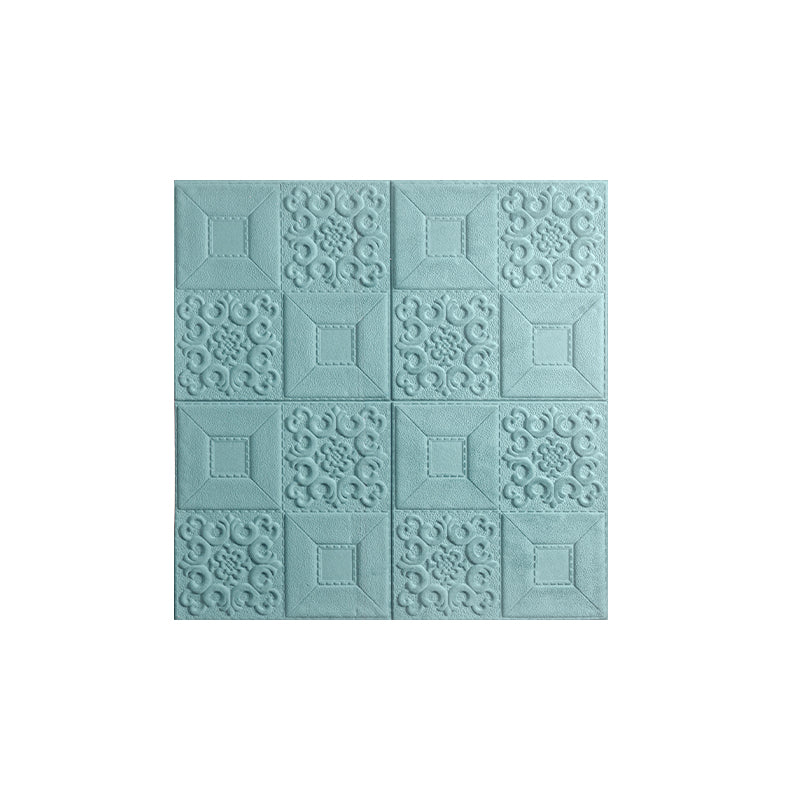 leiyue Plush Fabric Wall Stickers 1 sheet Thermal insulation wall sticker Wall Decoration