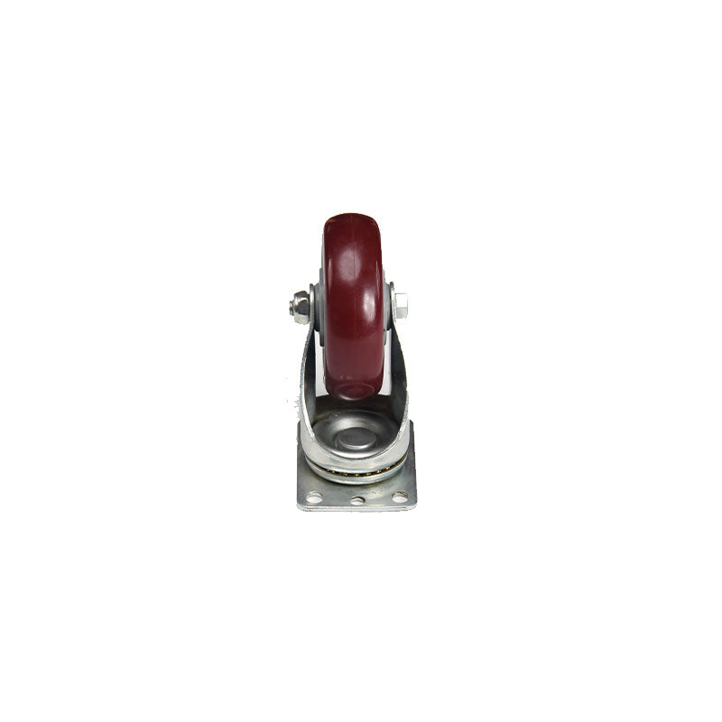 bainian GP medium 4 inch red PU movable wheels