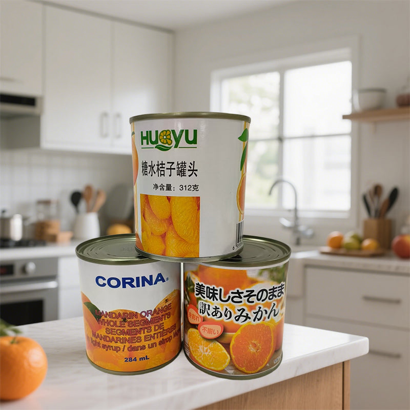 huayushipin canned mandarin oranges(sugar water, water, fruit juice)（Specific prices consult customer service）No Preservatives Whole Fruit