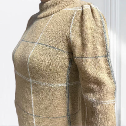 jiaoyifushi Women's  Jacquard Pullover（Price Enquiry  Starting from 100） Loose, slouchy style  Wear it inside out