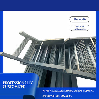 qunligangjian  Boiler steel ladder（Price consultation. Customization is supported.）Anti-corrosion and rust prevention treatment Folding design