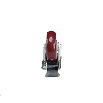 bainian GP medium 4-inch red PU brake wheels